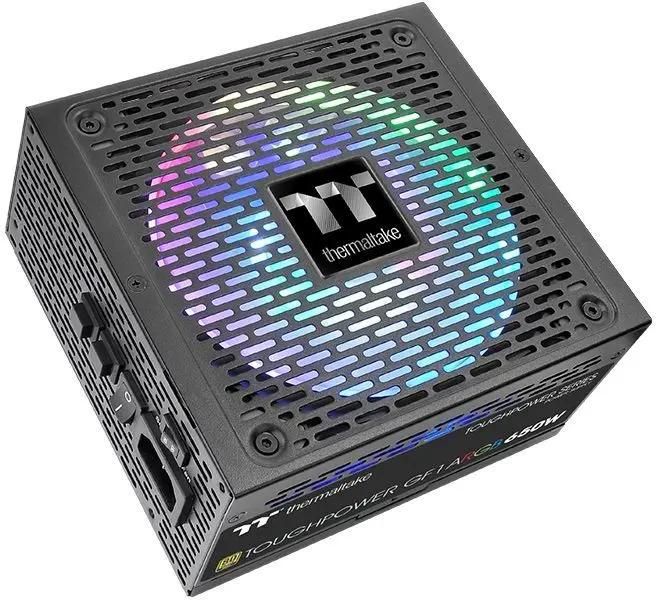 Блок питания Thermaltake Toughpower GF1 ARGB,  650Вт,  140мм,  черный, retail [ps-tpd-0650f3fage-1]